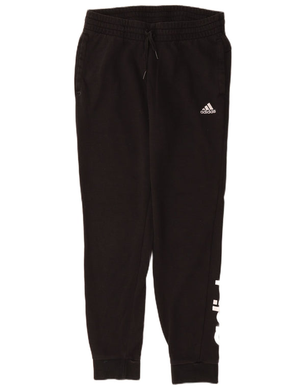 Adidas Damen Graphic Trainingshose Jogger UK 12/14 Medium Schwarz