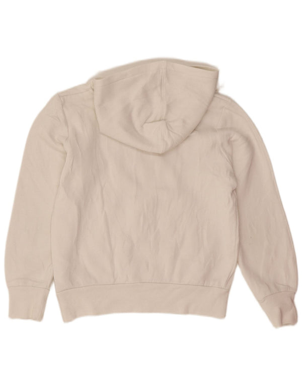 Levi's Mädchen-Kapuzenpullover mit Grafik, 9–10 Jahre, weiße Baumwolle