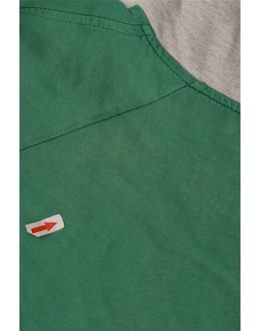 Campagnolo Herren-Sweatshirt mit Reißverschluss am Hals, Mittelgrün, Farbblock