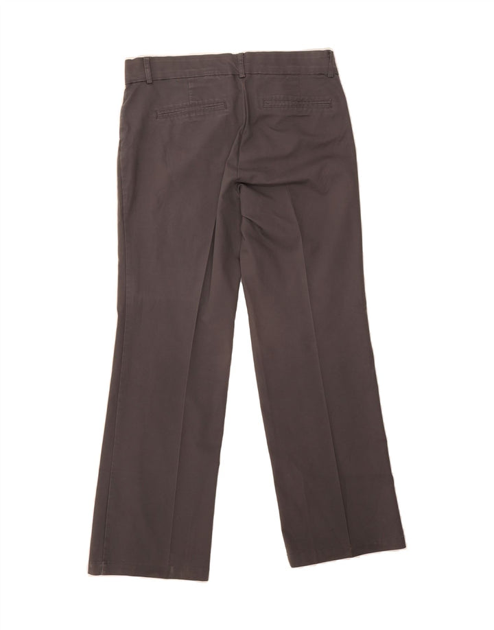 DOCKERS Womens Straight Casual Trousers US 12 Large W34 L30 Grey Polyester Vintage Dockers and Second-Hand Dockers from Messina Hembry 