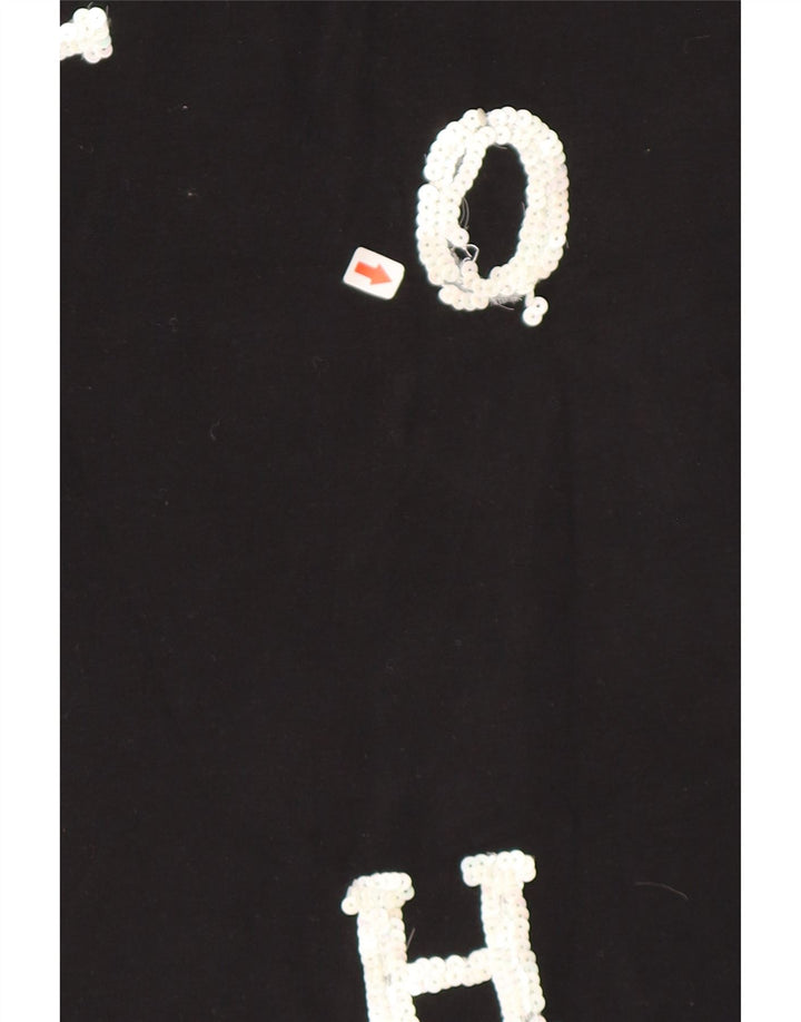 Grafisches, figurbetontes Kleid für Damen von Moschino, UK 14, mittelschwarz, Designer