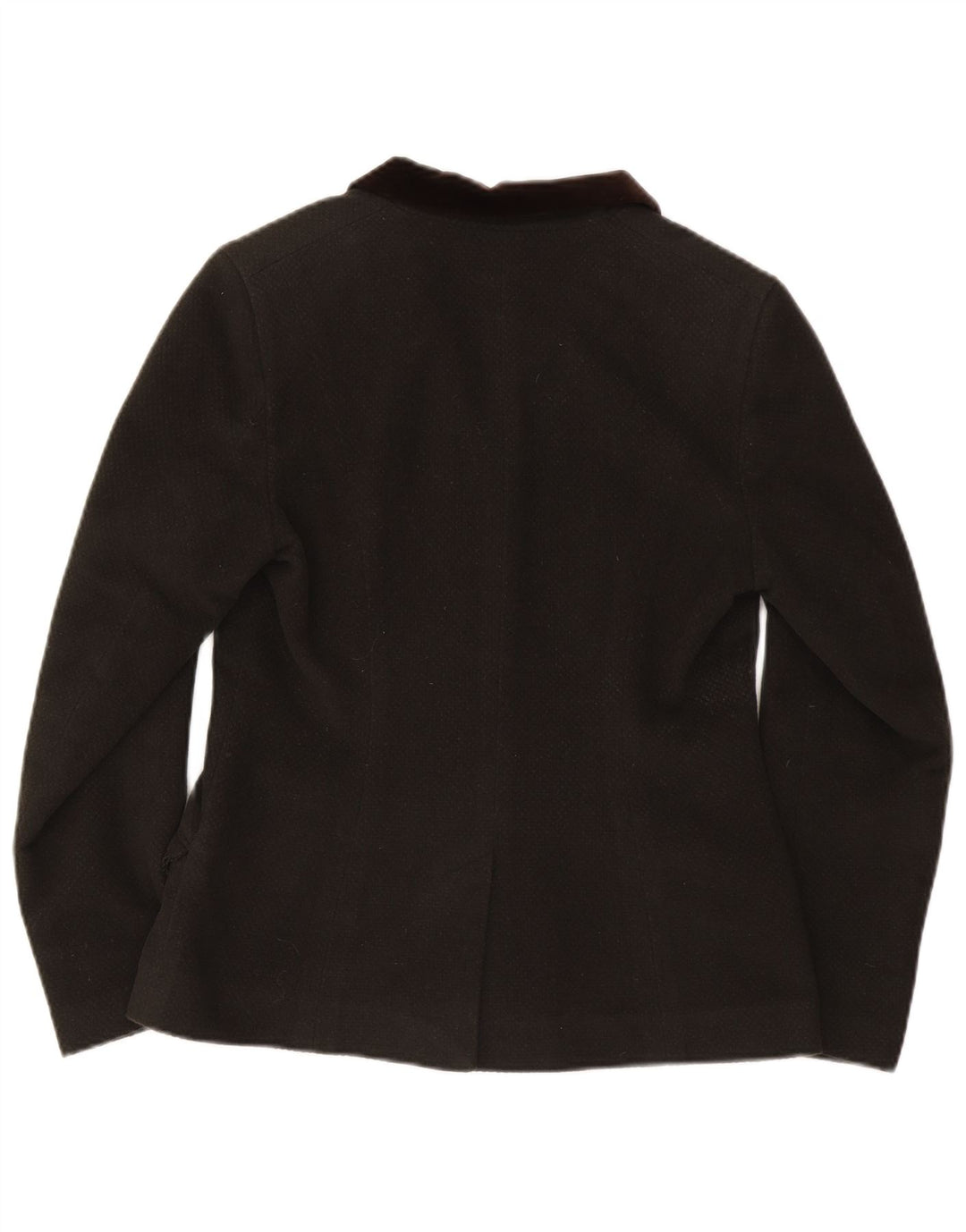 Luciano Barbera Damen 4-Knopf-Blazerjacke IT 44 Mittelgrün Angora