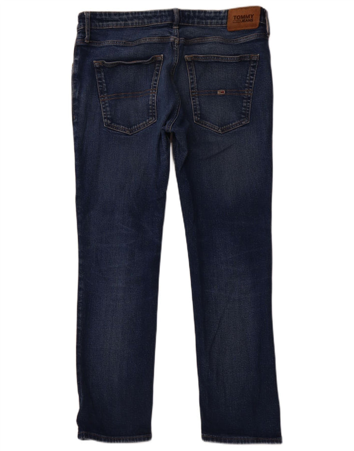 TOMMY HILFIGER Herren Scanton Slim Jeans W36 L30 Blaue Baumwolle