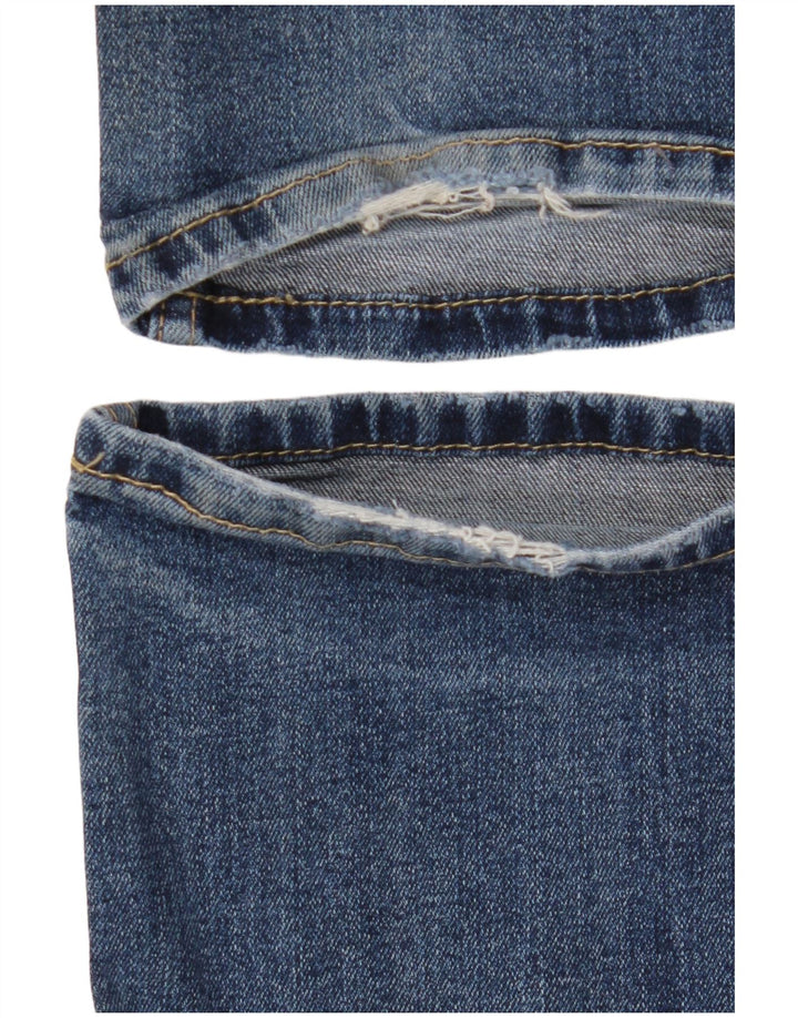 Hollister Herren Slim Jeans W30 L30 Blaue Baumwolle