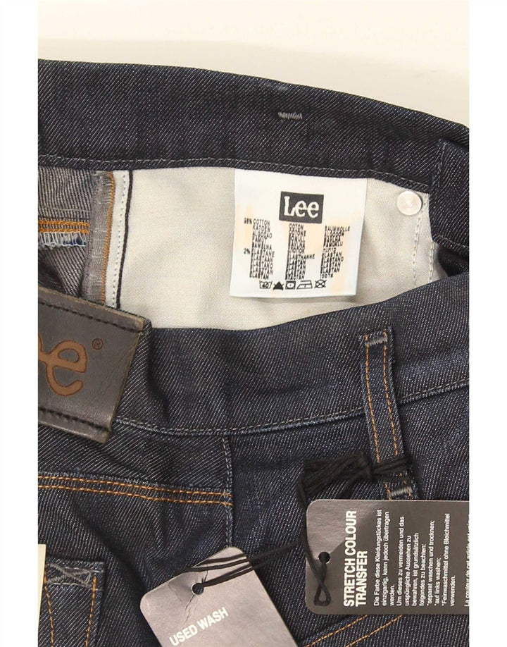 Lee Damen Lynn Slim Jeans W26 L33 Marineblaue Baumwolle