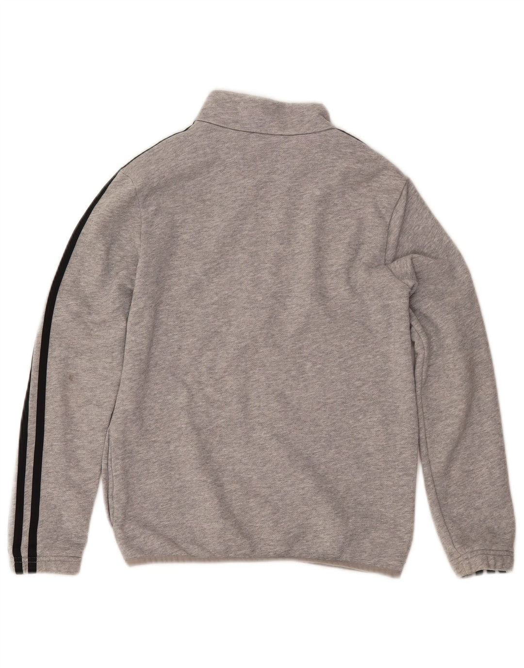 ADIDAS Jungen Primegreen Trainingsanzug-Top-Jacke, 9–10 Jahre, graue Baumwolle