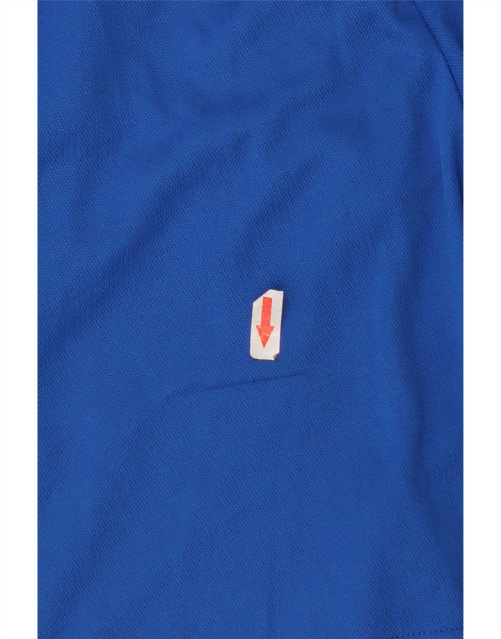 Kappa Herren Graphic Sport Shorts Large Blau Polyester