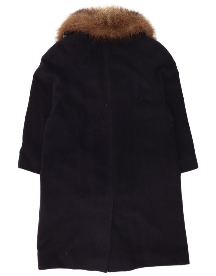 ELENA MIRO Damenmantel UK 16 Große marineblaue Schurwolle