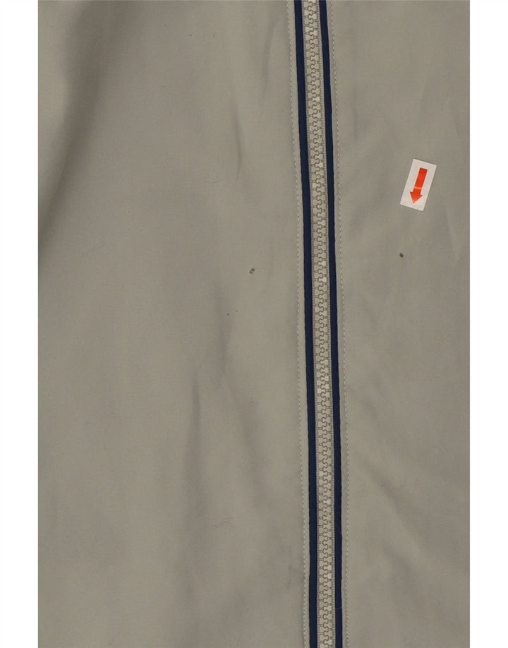 CHAMPION Herren-Trainingsanzugoberjacke aus mittelgrauem Colourblock-Polyester