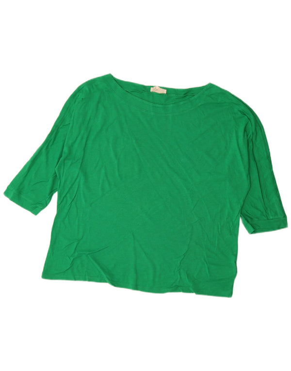 Phase Eight Damen-Top, 3/4-Ärmel, UK 18, XL, grüne Baumwolle