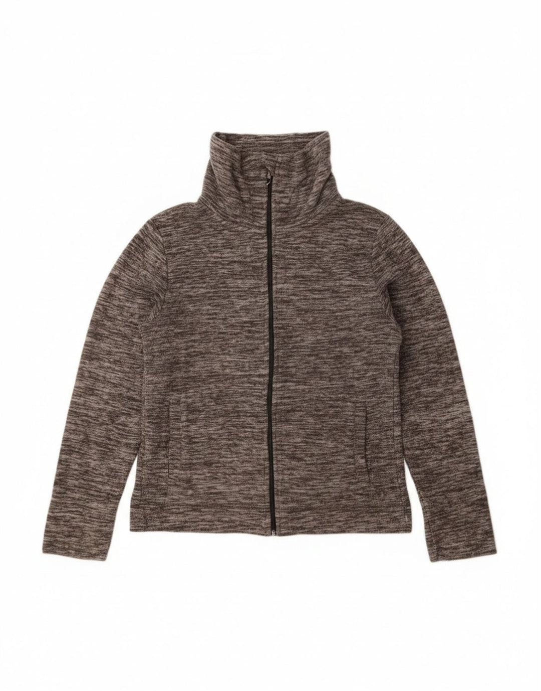 Calvin Klein Damen Performance Fleecejacke UK 10 Small Grau meliert