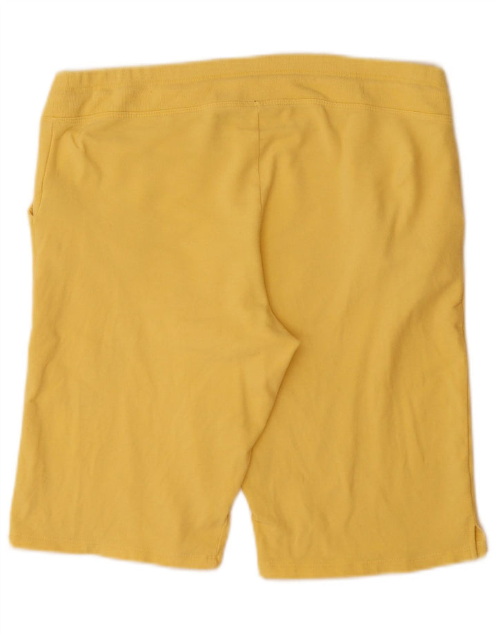 EDDIE BAUER Damen Sportshorts UK 14 Mittelgelbe Baumwolle