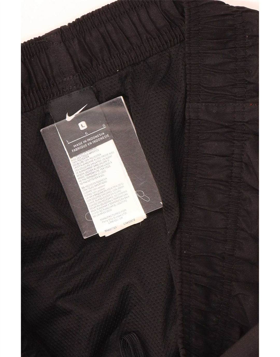 Nike Herren-Sportshorts, groß, aus schwarzem Polyester