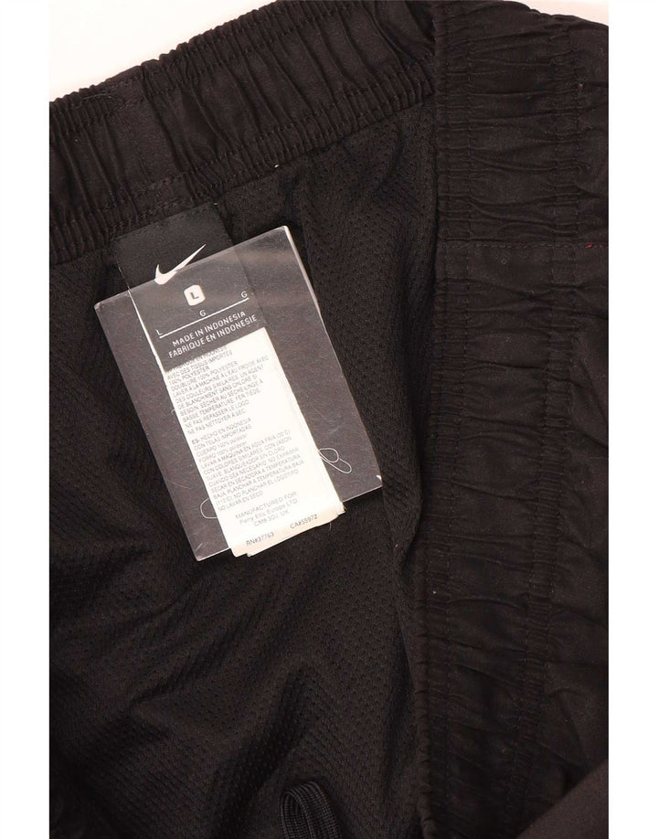 Nike Herren-Sportshorts, groß, aus schwarzem Polyester