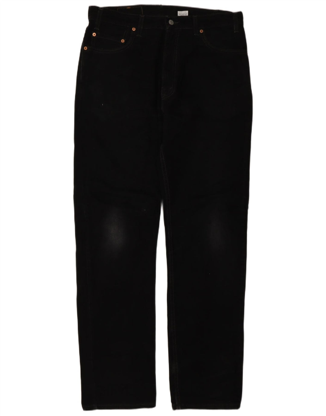 Levi's Herren 505 Regular Fit Straight Jeans W36 L34 Graue Baumwolle