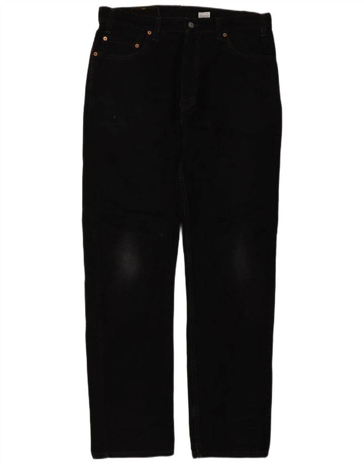 Levi's Herren 505 Regular Fit Straight Jeans W36 L34 Graue Baumwolle