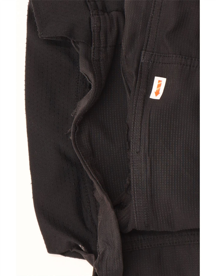 Nike Damen gerade wasserdichte Hose UK 8 Small W30 L30 Schwarz Paisley