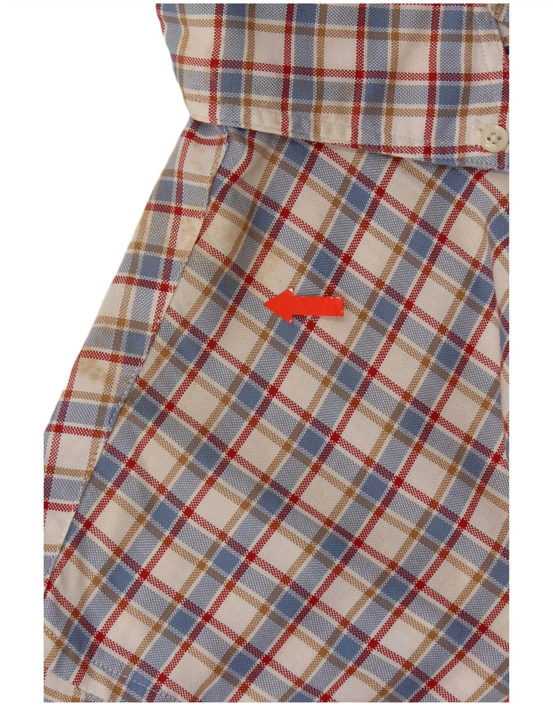 B.D. Baggies Herren-Flanellhemd XL, blau kariert, Baumwolle
