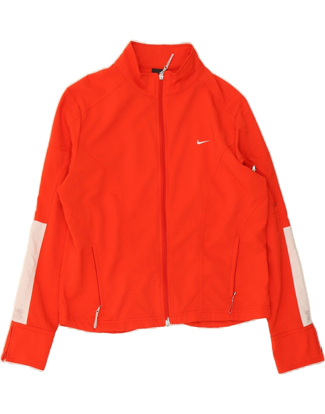 NIKE Womens Tracksuit Top Jacket US 16/18 XL Red Polyester Vintage Nike and Second-Hand Nike from Messina Hembry 
