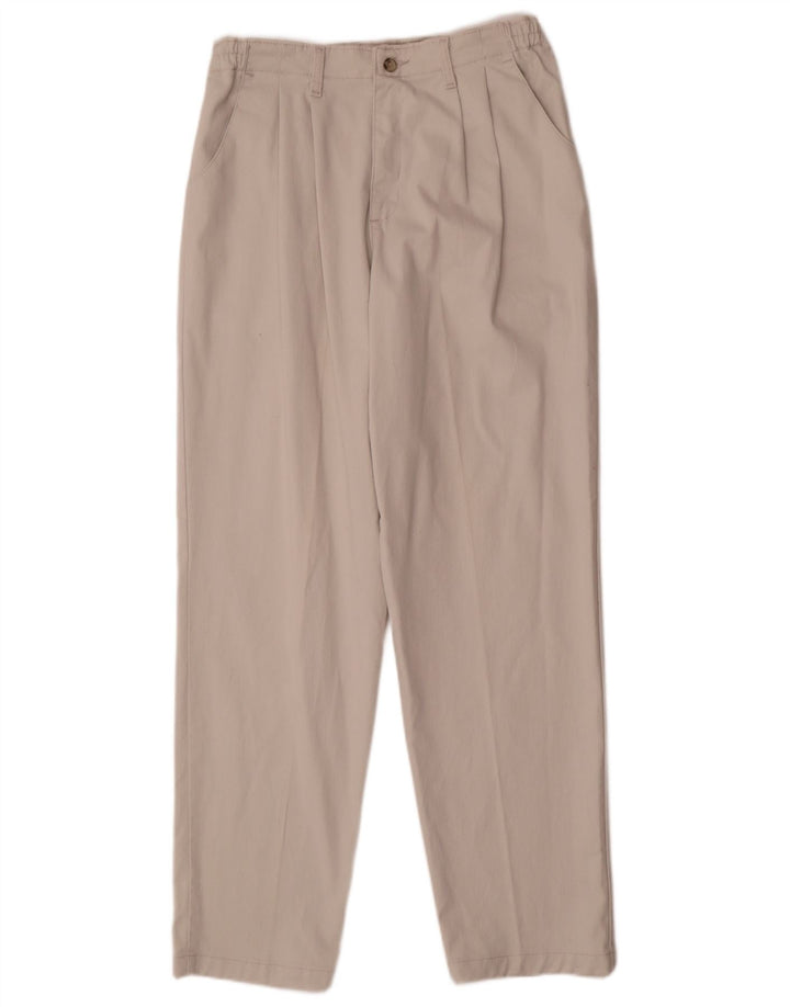Lee Damen Tapered Freizeithose US 12 Large W32 L32 Beige Baumwolle