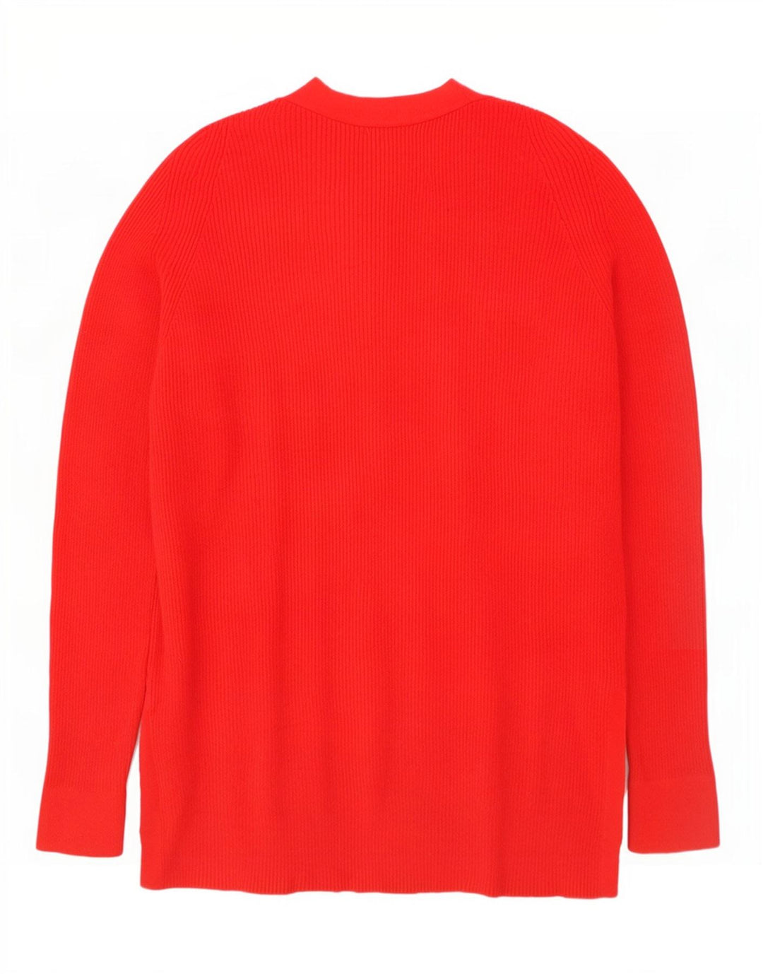 Marks & Spencer Damen-Pullover, übergroß, V-Ausschnitt, Gr. 10, Größe S, Rot