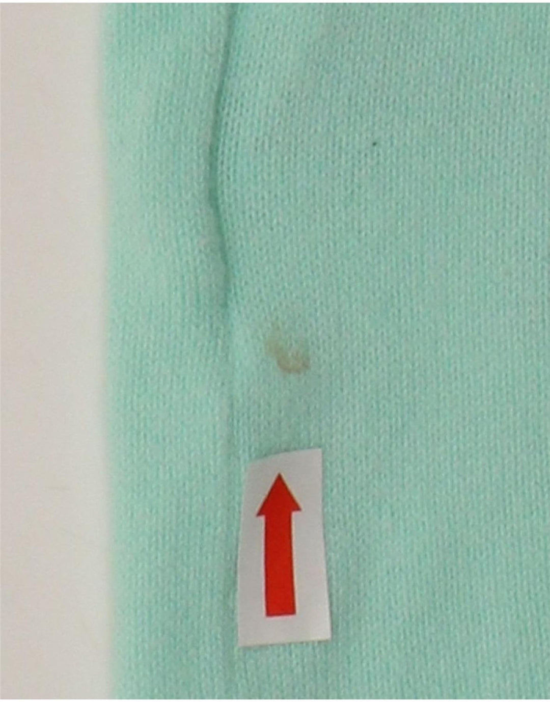 TOMMY HILFIGER Damen-Pullover mit V-Ausschnitt, UK 14, große türkisfarbene Baumwolle