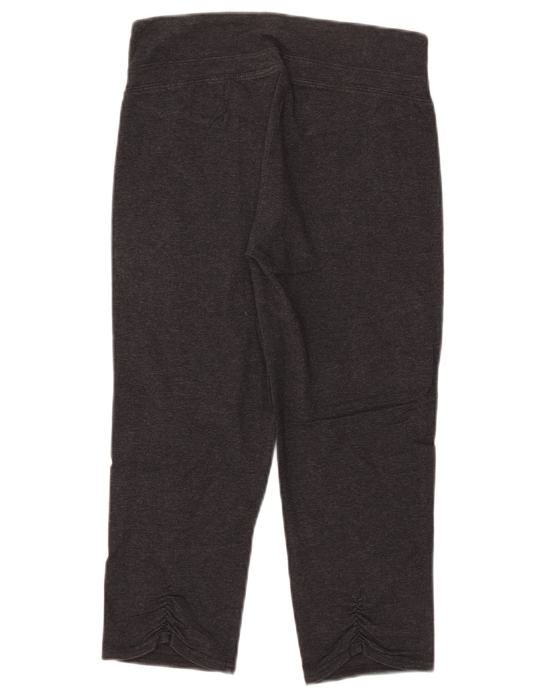 Puma Damen Capri-Leggings UK 12 Mittelgraue Baumwolle