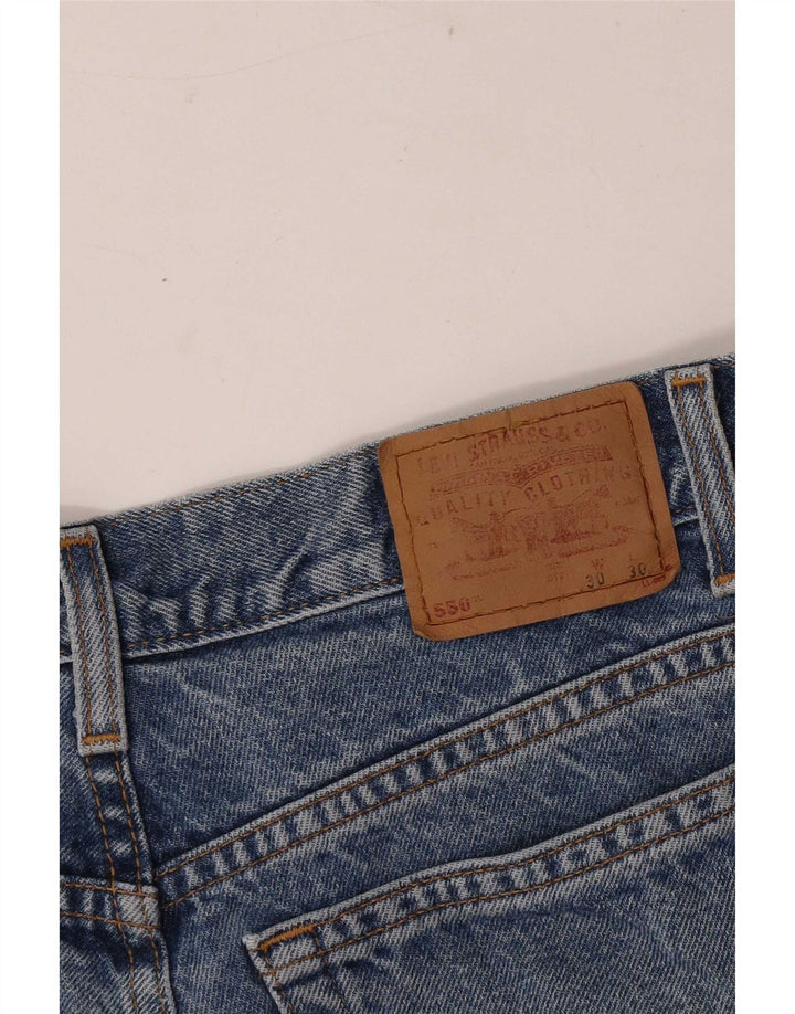 Levi's Herren 550 Denim Shorts W30 Mittelblau