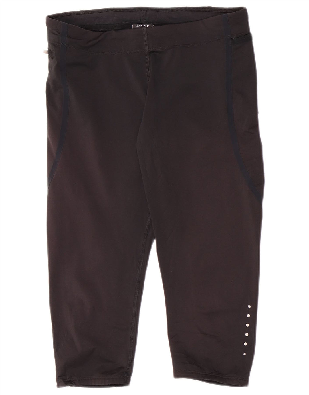 Nike Damen Capri-Leggings UK 8 Small Schwarz