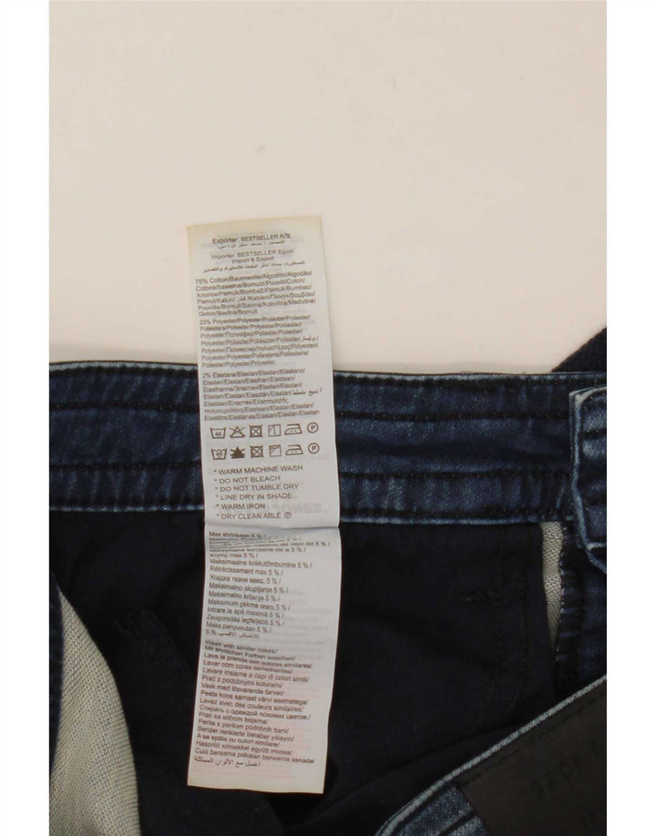 Jack & Jones Herren-Jeansshorts mit lockerer Passform, Größe M, W32, Blau, Baumwolle