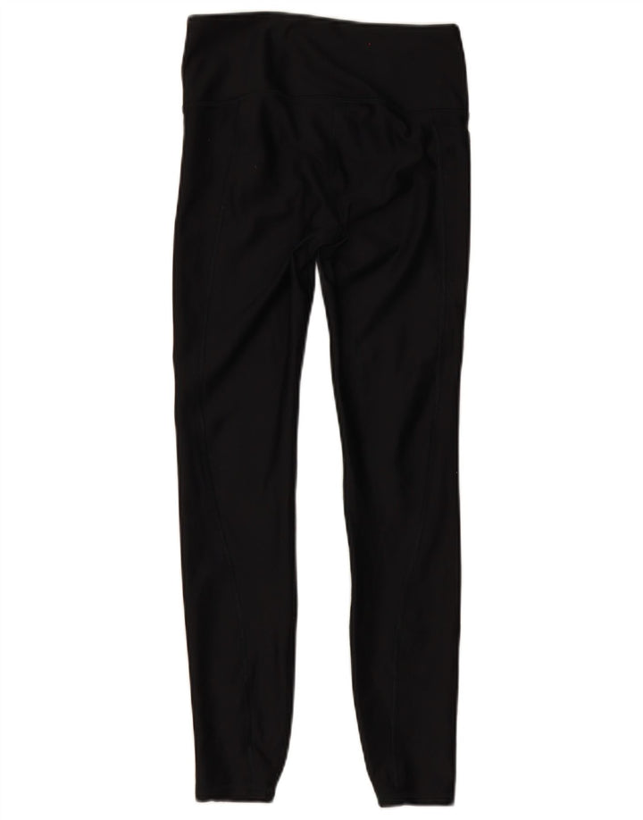 Under Armour Damen Leggings UK 10 Small Schwarz Polyester