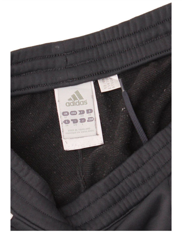 Adidas Damen Trainingshose UK 12 Mittelgraues Polyester