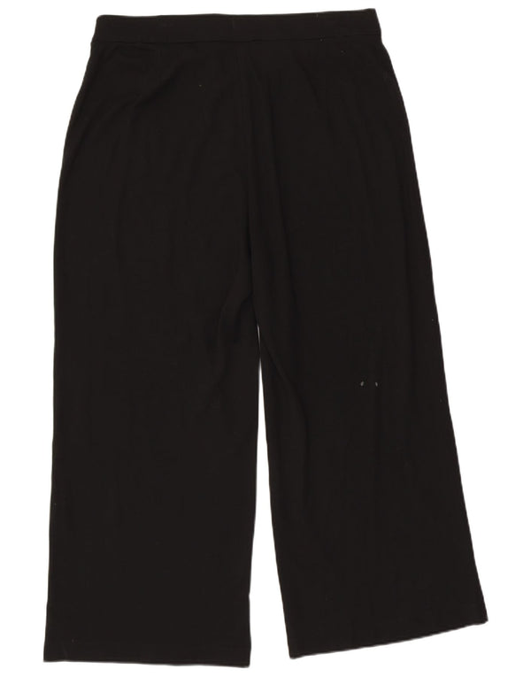 Marks & Spencer Damen-Kurzhose, UK 18, XL, B36, L26, schwarze Viskose