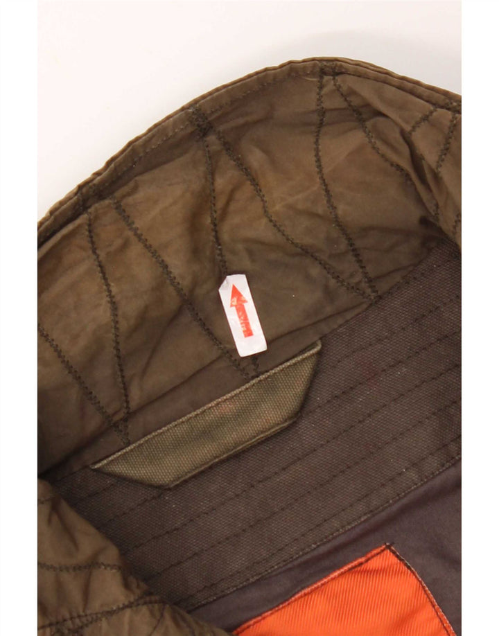 Superdry Herren Militärjacke UK 38 Medium Khaki Baumwolle