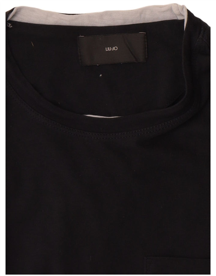 Liu Jo Herren T-Shirt Top Medium Schwarz