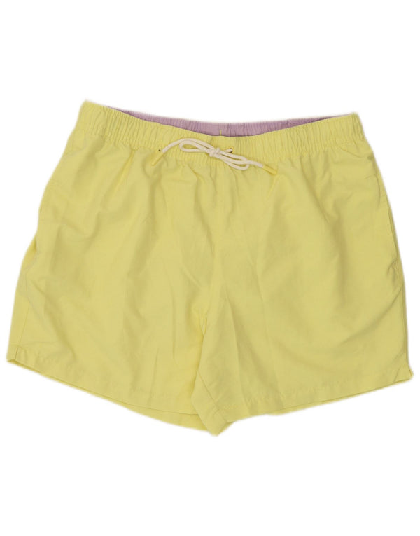 Marks & Spencer Mens Swimming Shorts XL Yellow Polyester
