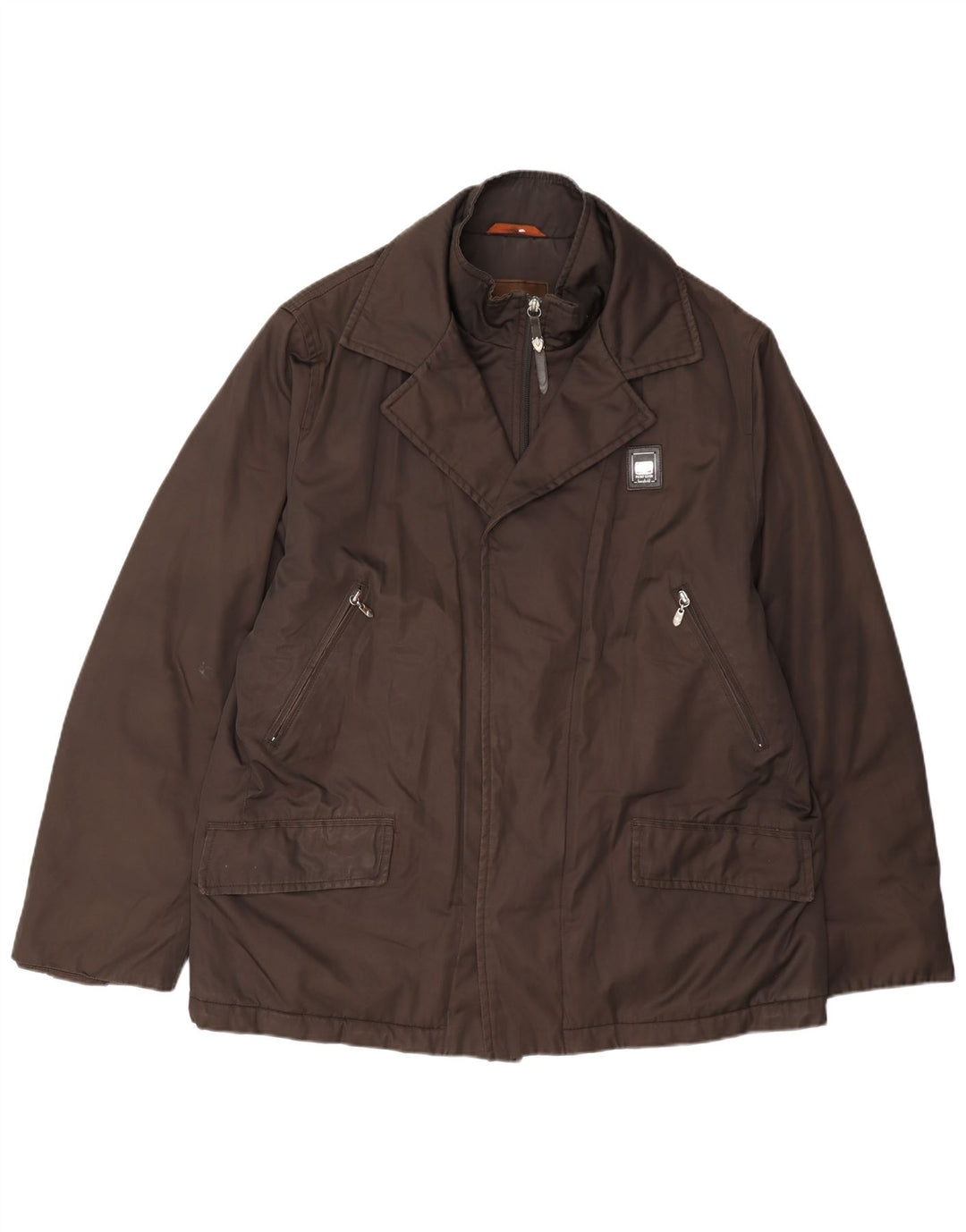 Piero Guidi Herren Windjacke UK 44 2XL Braun Polyester