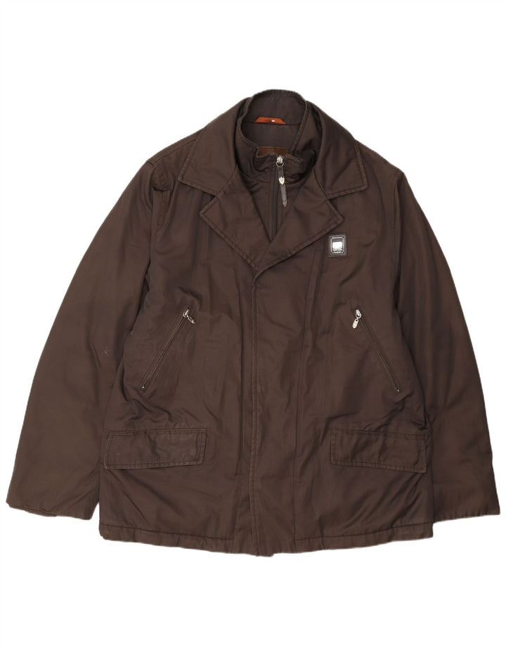 Piero Guidi Herren Windjacke UK 44 2XL Braun Polyester