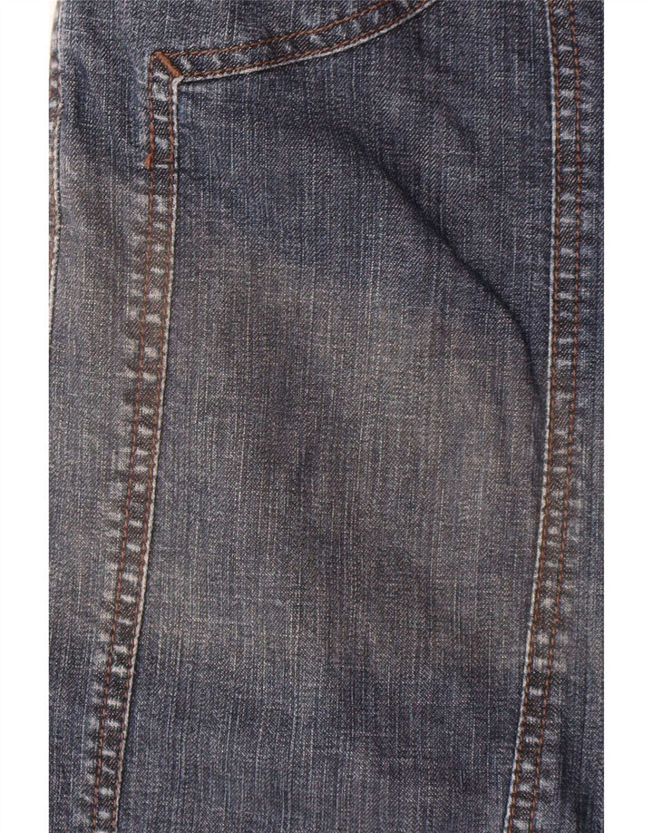 Jeckerson Damen Bermuda-Jeansshorts W27 Small Blaue Baumwolle