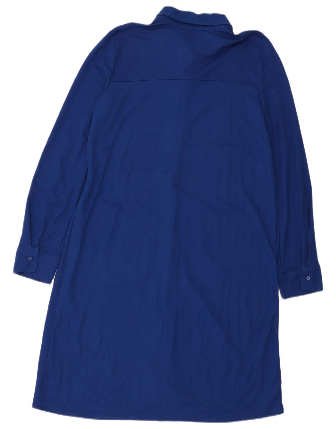 Zara Damen Hemdkleid UK 14 Mittelblau