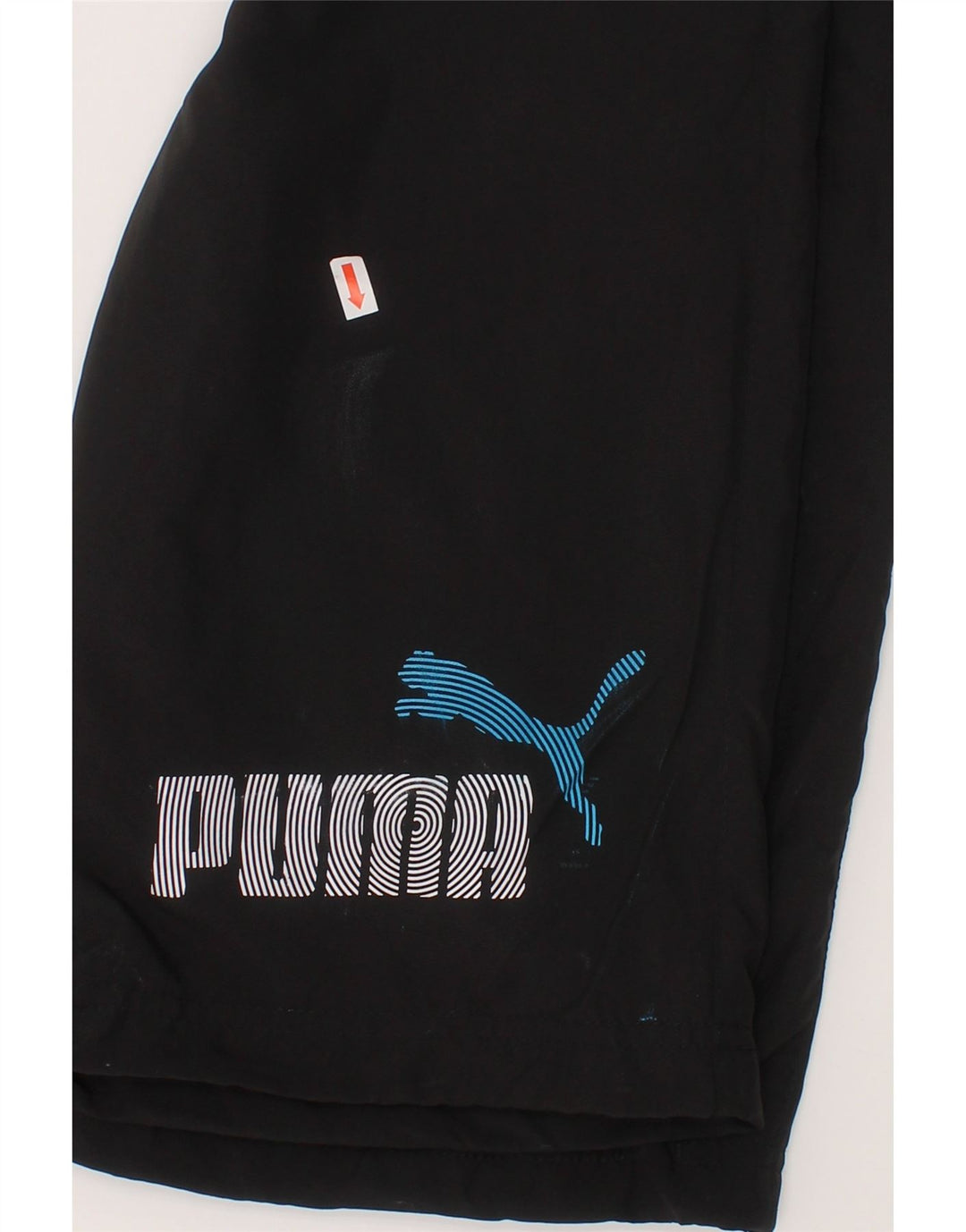 PUMA Boys Graphic Bermuda Sport Shorts 9-10 Years  Black Polyester Vintage Puma and Second-Hand Puma from Messina Hembry 