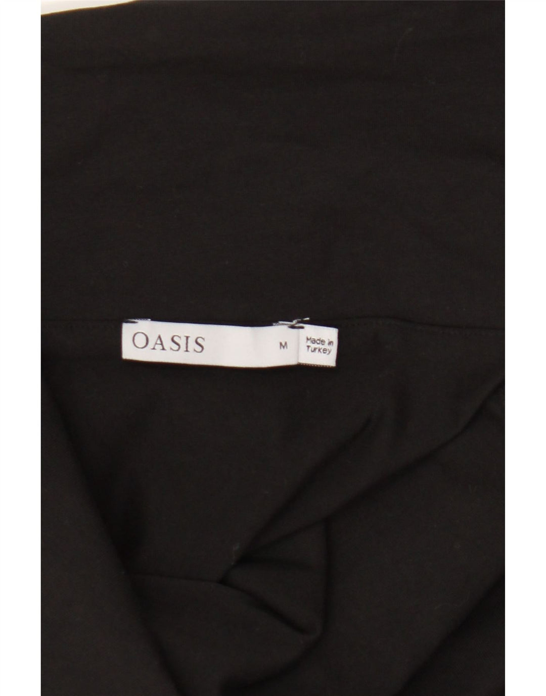 OASIS Womens Off Shoulder Bodycon Dress UK 12 Medium Black Cotton Vintage Oasis and Second-Hand Oasis from Messina Hembry 