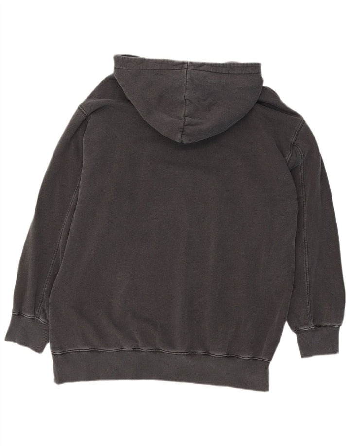 Marks & Spencer Damen-Pullover mit Grafik-Übergröße, Kapuzenpullover, Gr. 14, mittelschwarz