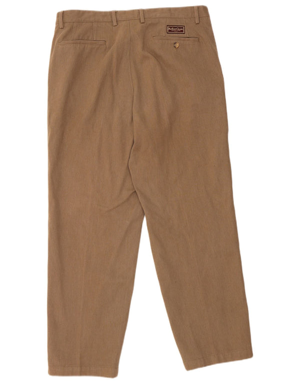 MARLBORO CLASSICS Herren Tapered Chinohose EU 54 2XL W36 L29 Beige