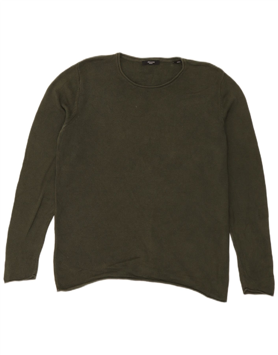 Jack & Jones Herren-Pullover mit Rundhalsausschnitt, Größe L, Grün