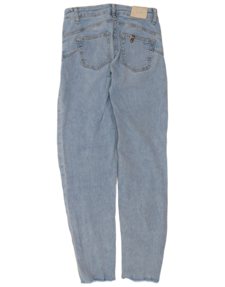 Liu Jo Damen Tapered Jeans W26 L27 Blau