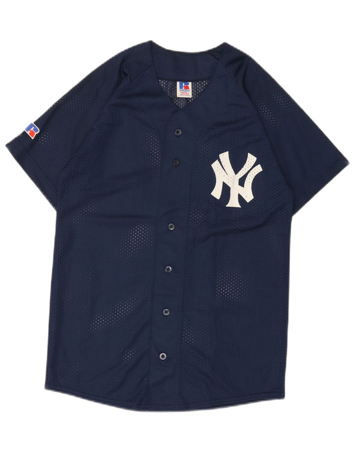 RUSSELL ATHLETIC Jungen-Jersey-Oberteil, 13–14 Jahre, Größe L, Marineblau