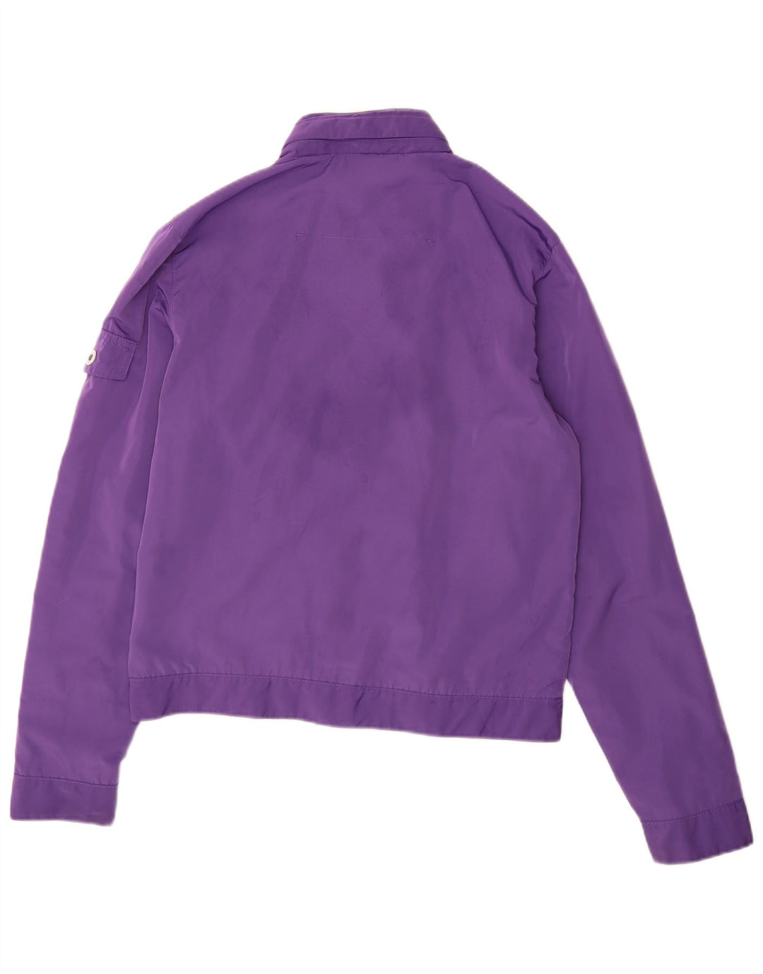Calvin Klein Jeans Damen Bomberjacke mit Grafik, UK 14, Mittelviolett