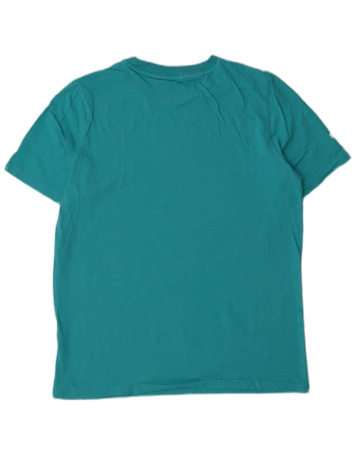 Puma Herren Regular Graphic T-Shirt Top Mittelblau
