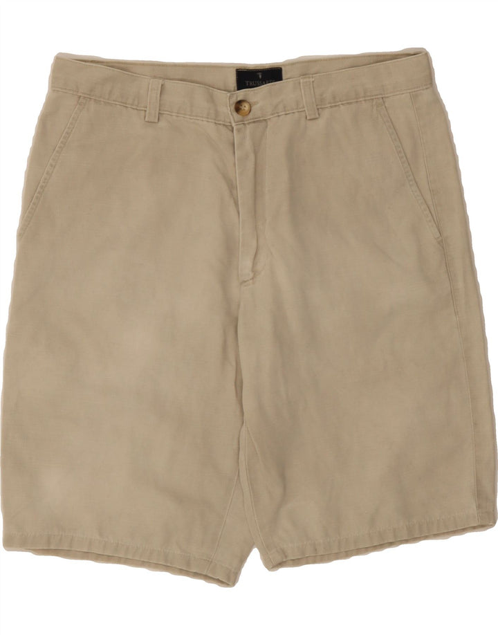TRUSSARDI Mens Chino Shorts IT 48 Medium W30  Beige Vintage Trussardi and Second-Hand Trussardi from Messina Hembry 